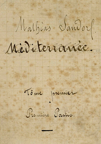 Jules Verne, Mathias Sandorf